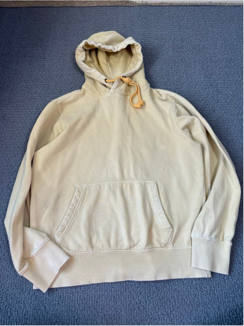 American Eagle Super Soft Cream Pullover Hoodie Women’s Medium Fleece Lined